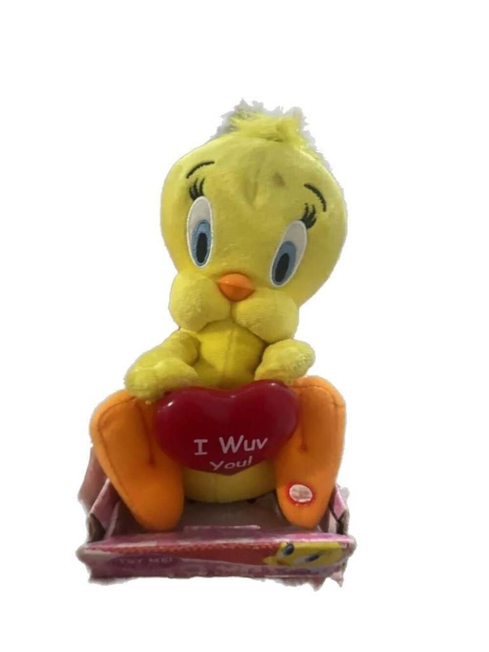 VTG Looney Tunes Tweety Bird Singing and Dancing Animated Plush Toy "I Wuv You"